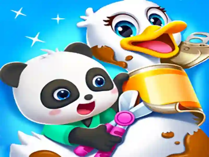 Logħba Baby Panda Pet Care Center onlajn