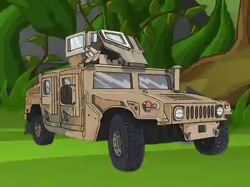 Logħba Army Vehicles Memory onlajn