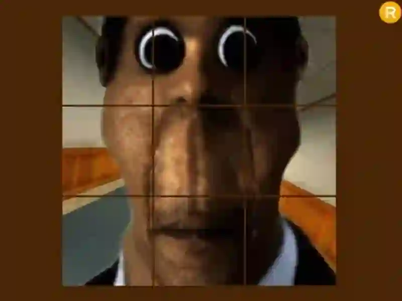 Logħba Obunga Nextbots Sliding Puzzle onlajn
