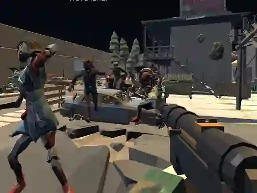 Logħba Zombie Virus FPS onlajn