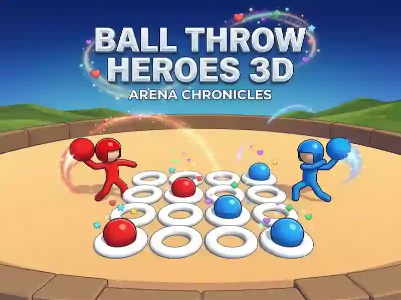 Logħba Ball Throw Heroes 3D onlajn