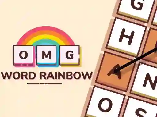 Logħba Omg Word Rainbow onlajn
