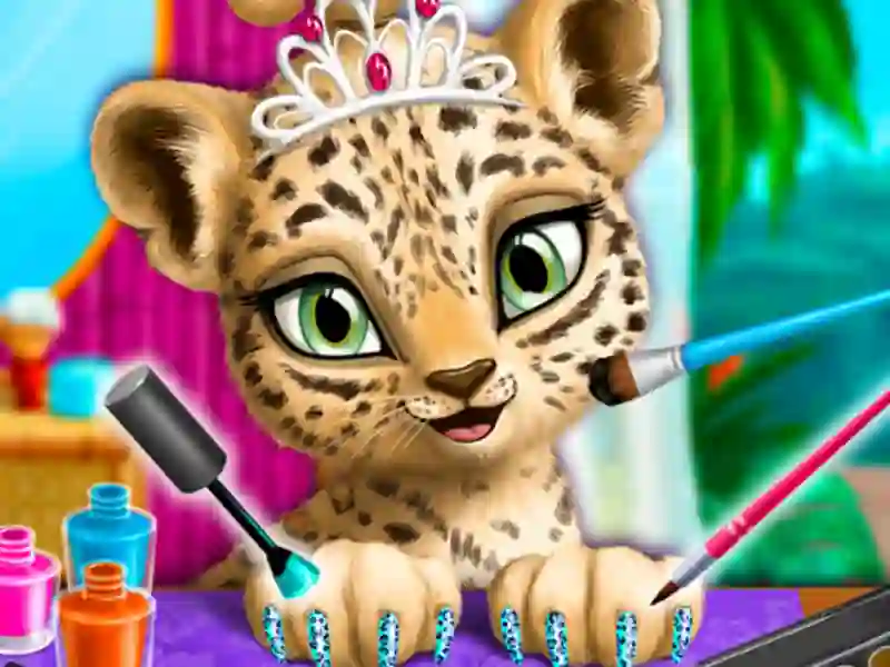 Logħba Jungle Animal Hair Salon onlajn
