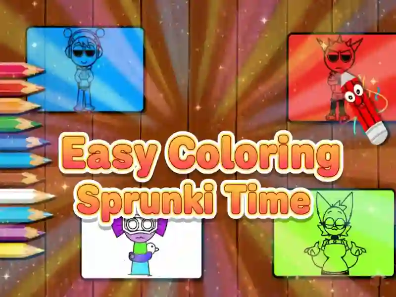 Logħba Easy Coloring Sprunki Time onlajn