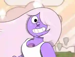 Logħba Crystal Gem Amethyst Dress Up onlajn