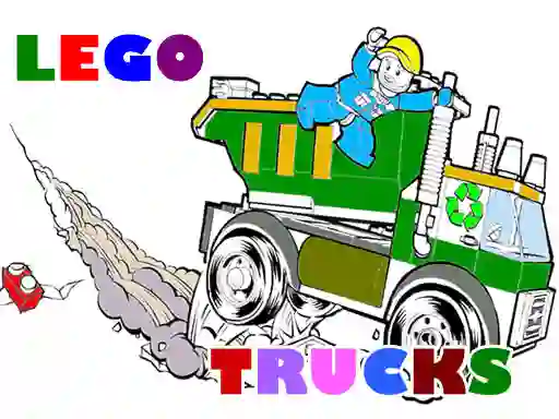 Logħba Lego Trucks Coloring onlajn
