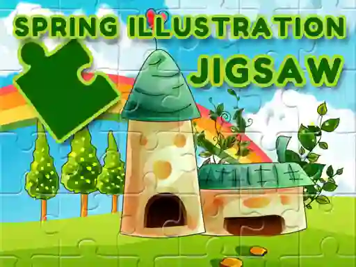 Logħba Spring Illustration Jigsaw onlajn