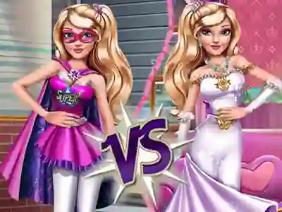 Logħba Superhero Vs Princess onlajn