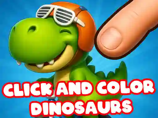 Logħba Click And Colors Dinosaurs onlajn