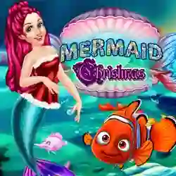 Logħba Mermaid Christmas onlajn