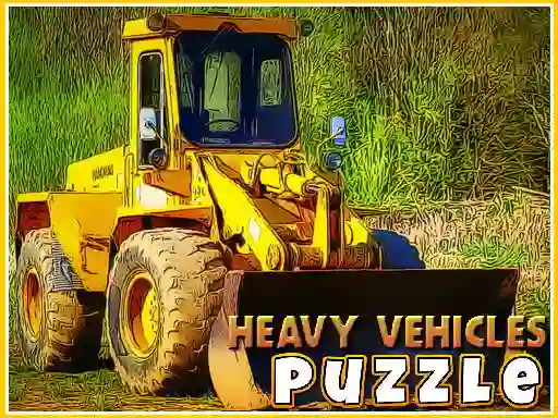 Logħba Heavy Vehicles Puzzle onlajn