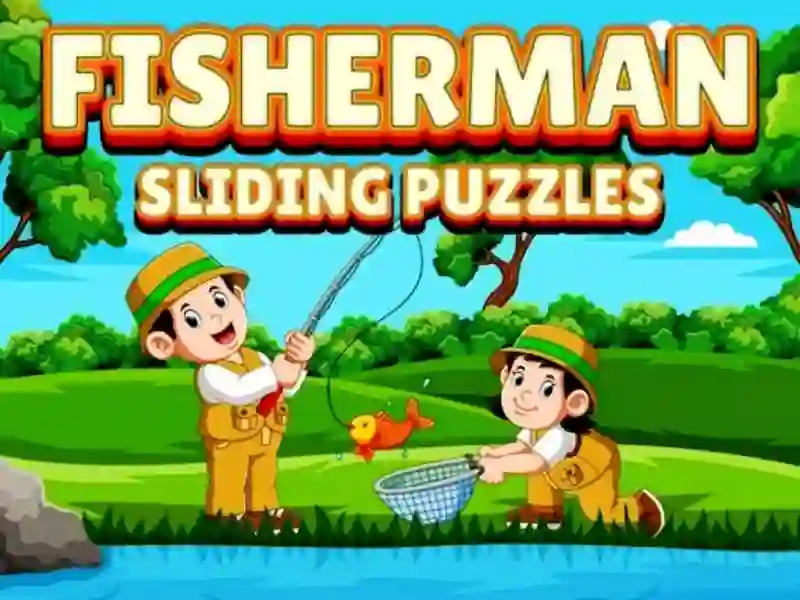 Logħba Fisherman Sliding Puzzle onlajn