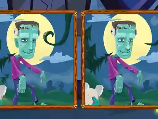 Logħba Halloween Find the Differences onlajn