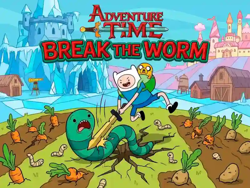 Logħba Adventure Time Break the Worm onlajn