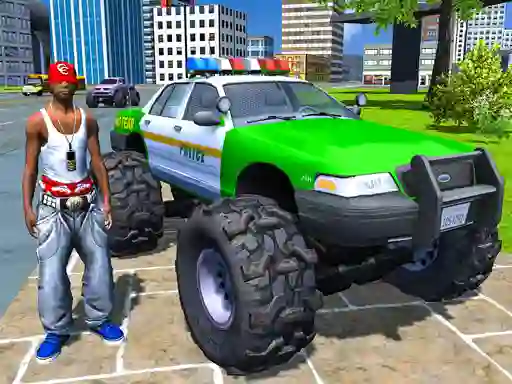 Logħba Monster Truck Stunts Driving Simulator onlajn