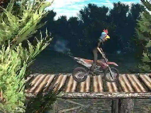 Logħba Bike Trial Xtreme Forest onlajn