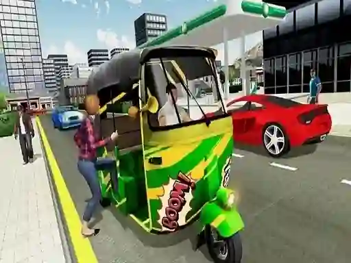 Logħba Indian Tricycle Rickshaw Simulator onlajn