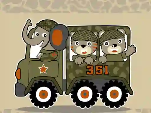 Logħba Army Weapon Vehicles Match 3 onlajn