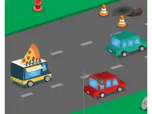Logħba Food Rush Traffic onlajn