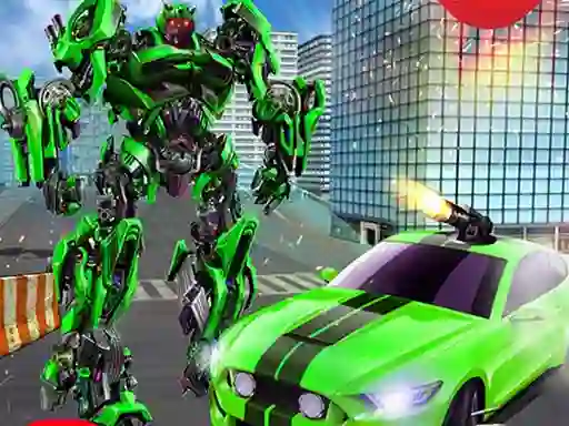 Logħba Grand robot car transform 3d game onlajn