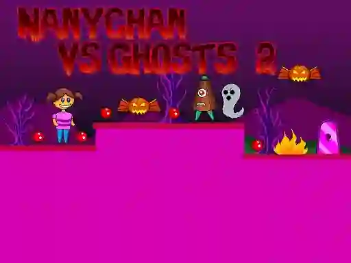 Logħba Nanychan vs Ghosts 2 onlajn