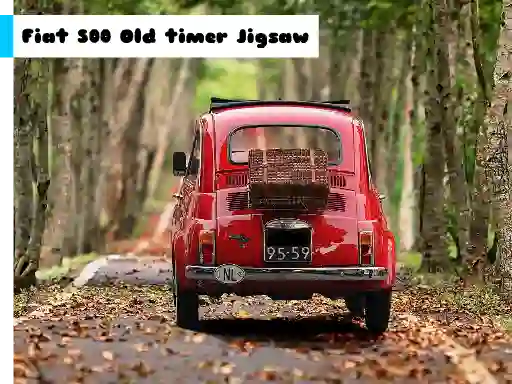 Logħba Fiat 500 Old Timer Jigsaw onlajn