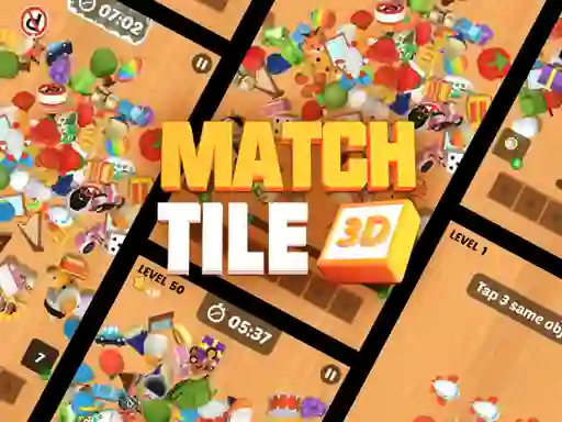Logħba Match Tile 3d onlajn