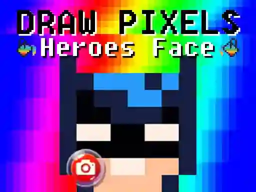 Logħba Draw Pixels Heroes Face onlajn