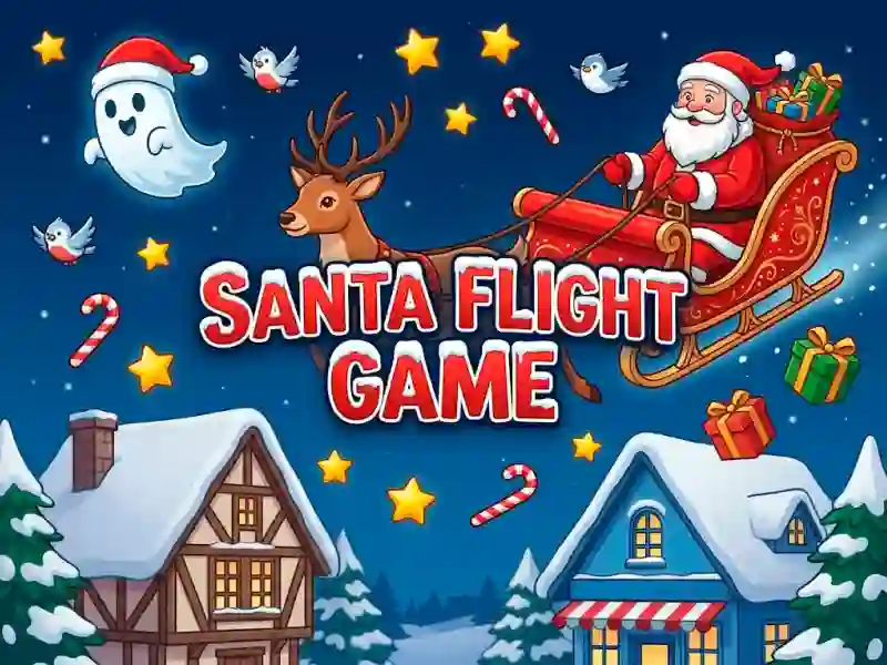 Logħba Santa Flight Game onlajn