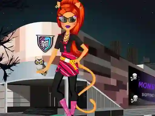 Logħba Monster Shopping Dressup onlajn