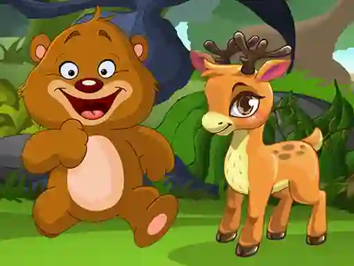 Logħba Fun Animals Jigsaw onlajn