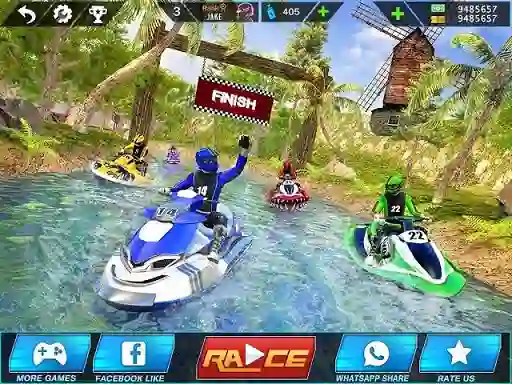 Logħba Extreme Power Boat Water Racing onlajn