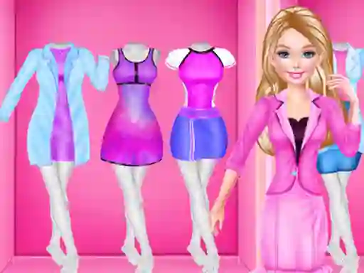 Logħba Fashion Girl Career Outfits onlajn