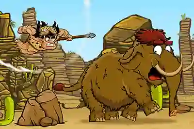 Logħba Caveman Hunt onlajn