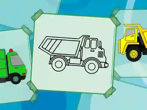Logħba Truck Coloring Book onlajn