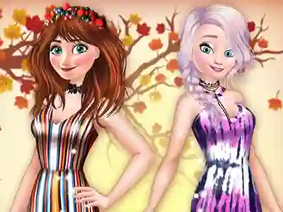 Logħba Princesses BFFs Fall Party onlajn