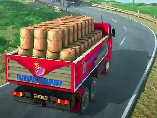 Logħba Indian Truck Driver Cargo Duty Delivery onlajn