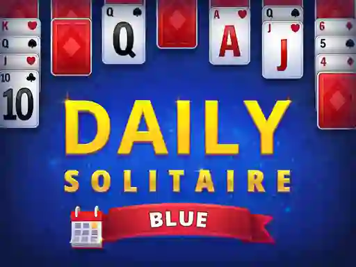Logħba Daily Solitaire Blue onlajn