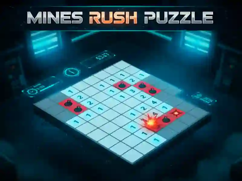 Logħba Mines Rush Puzzle onlajn