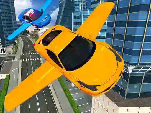Logħba Flying Car Simulator 3D onlajn