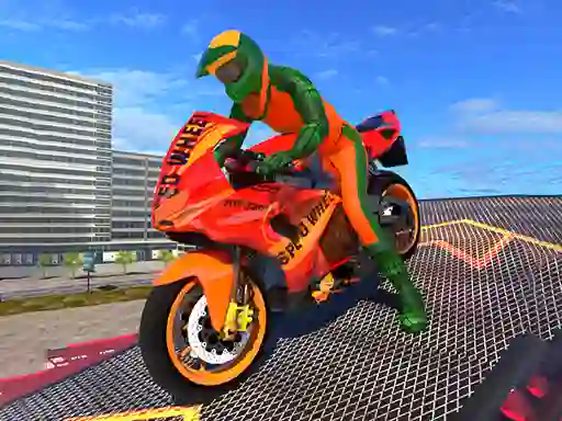 Logħba Bike Stunt Driving Simulator 3d onlajn