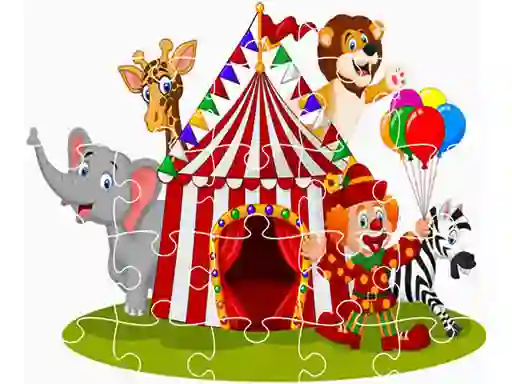 Logħba Party Animals Jigsaw onlajn