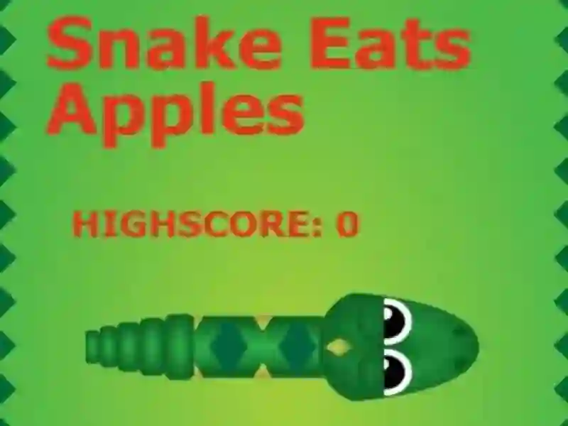 Logħba Snake Eats Apples onlajn
