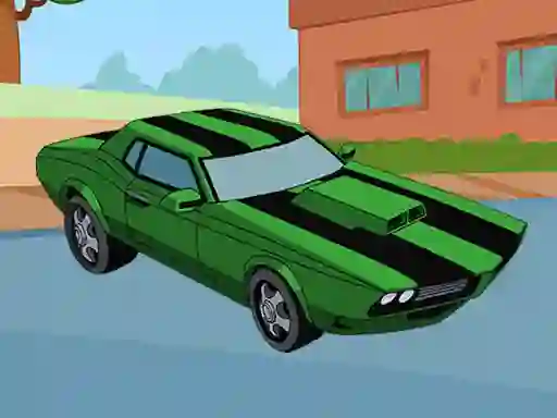 Logħba Ben 10 Car Jigsaw onlajn