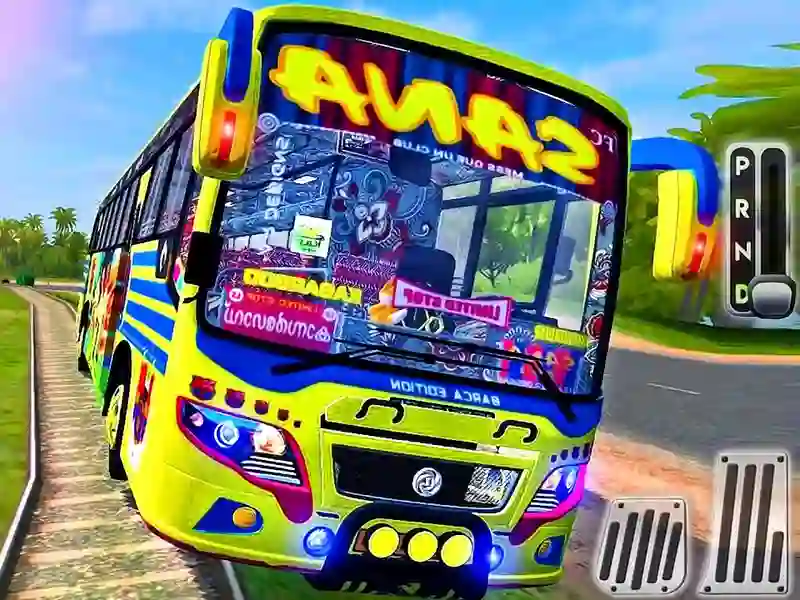 Logħba Indian Uphill Bus Simulator onlajn