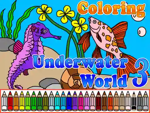 Logħba Сoloring Underwater World 3 onlajn