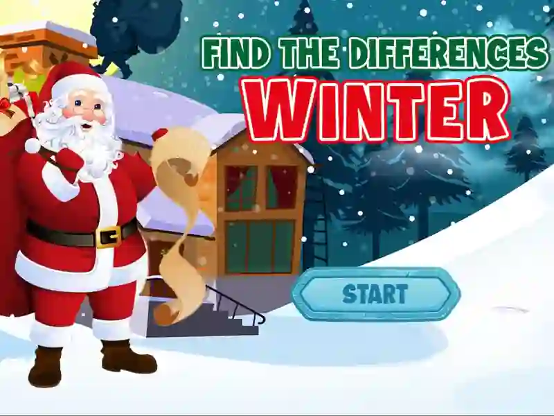 Logħba Find The Differences Winter onlajn