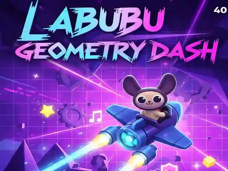 Logħba Labubu Geometry Dash onlajn