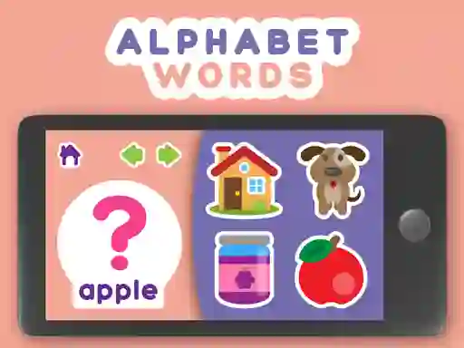 Logħba Alphabet Words onlajn