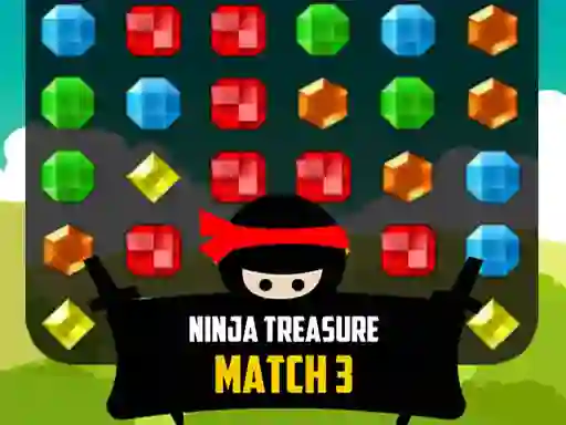 Logħba Ninja Treasure Match 3 onlajn